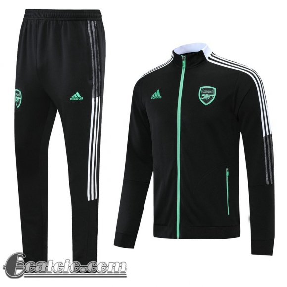 Full-Zip Giacca Arsenal nero Uomo 2021 2022 JK74