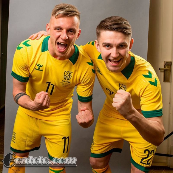 Maglia Calcio Lithuania Prima Uomo 2021