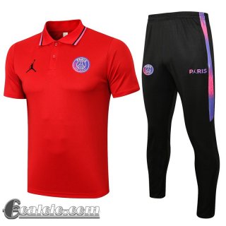 Maglia Polo PSG rosso Uomo 2021 2022 PL88