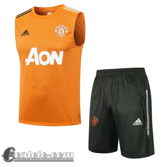 Senza Maniche Manchester United giallo Uomo 2021 2022 PL91