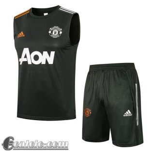 Senza Maniche Manchester United Grigio scuro Uomo 2021 2022 PL92