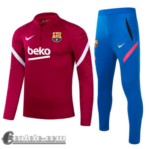 Tuta Calcio Barcelona Rosso scuro Uomo 2021 2022 TG31