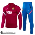 Tuta Calcio Barcelona Rosso scuro Bambini 2021 2022 TK37