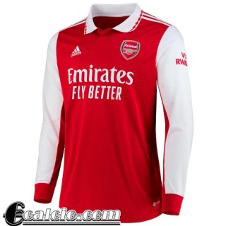 Maglie Calcio Manga Larga Arsenal Prima Uomo 2022 23