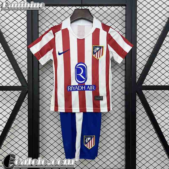 Atletico Madrid Maglia Calcio Prima Bambino 25-26