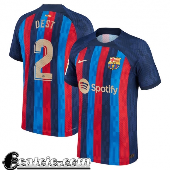 Maglie Calcio Barcellona Prima Uomo 2022 23 Sergiño Dest 2