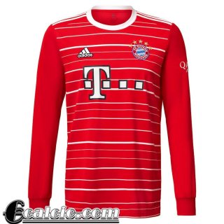 Maglie Calcio Manga Larga Bayern Monaco Prima Uomo 2022 23