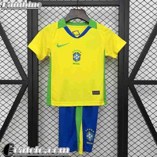 Brasile Maglia Calcio Prima Bambino 2025