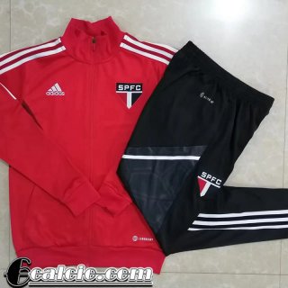 Full Zip Giacca Sao Paulo rosso Uomo 2022 23 JK407