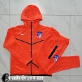 Full Zip Hoodie - Giacca Atletico Madrid arancia Uomo 2022 23 JK423