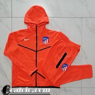 Full Zip Hoodie - Giacca Atletico Madrid arancia Uomo 2022 23 JK423