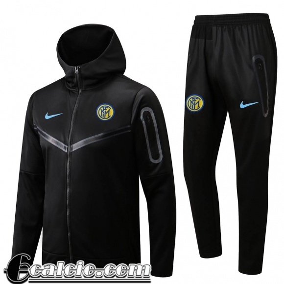 Full Zip Hoodie - Giacca Inter Milan Nero Uomo 2022 23 JK425