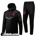 Full Zip Hoodie - Giacca Atletico Madrid Nero Uomo 2022 23 JK427