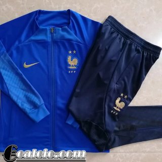 Full Zip Giacca Francia blu Uomo 2022 23 JK449