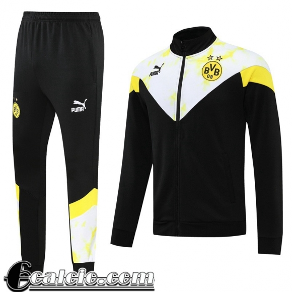 Full Zip Giacca Dortmund Nero Uomo 2022 23 JK391