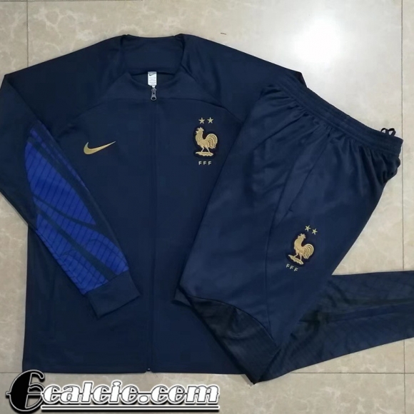 Full Zip Giacca Francia blu Uomo 2022 23 JK405