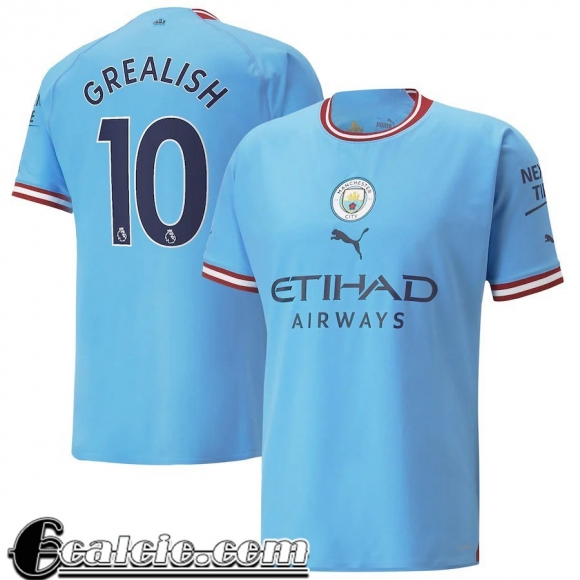 Maglie Calcio Manchester City Prima Uomo 2022 23 Grealish 10