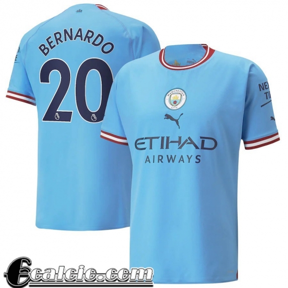 Maglie Calcio Manchester City Prima Uomo 2022 23 Bernardo 20