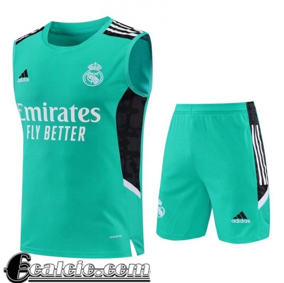 Senza maniche Real Madrid verde Uomo 2022 23 PL491