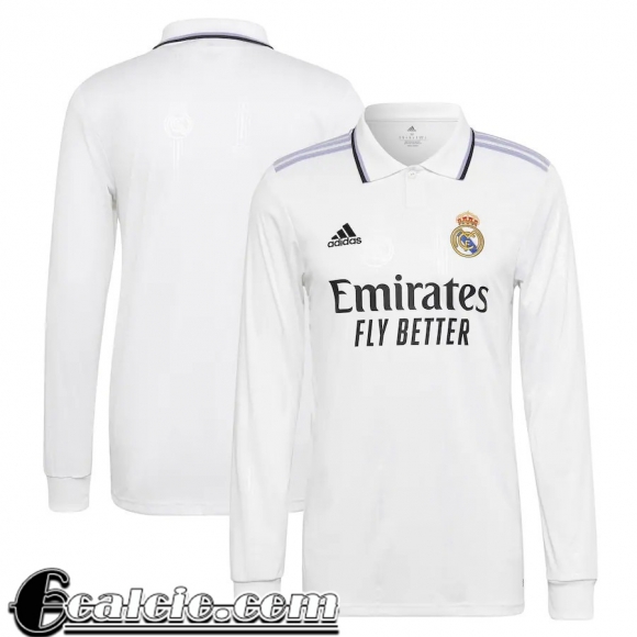 Maglie Calcio Manga Larga Real Madrid Prima Uomo 2022 23