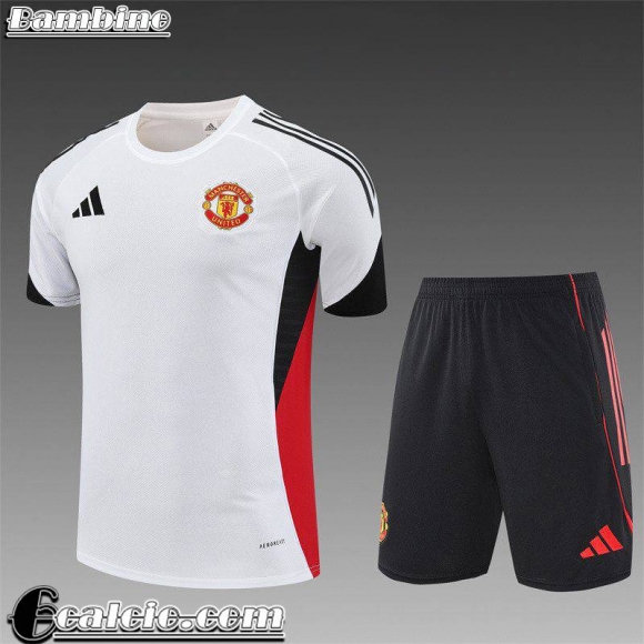 Manchester United KIT: Magliette a maniche Bambino 25-26 H540