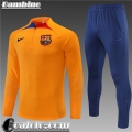 Tute Calcio Barcellona arancia Bambini 2022 23 TK294