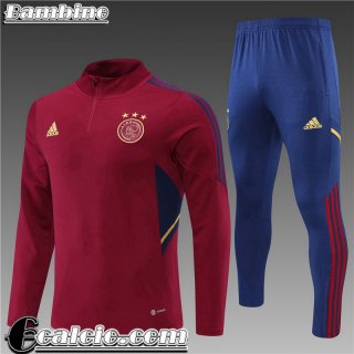 Tute Calcio Ajax rosso Bambini 2022 23 TK306