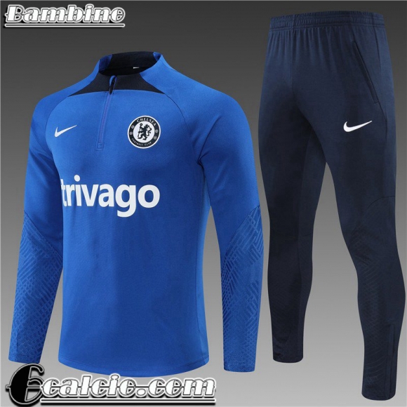 Tute Calcio Chelsea blu Bambini 2022 23 TK307