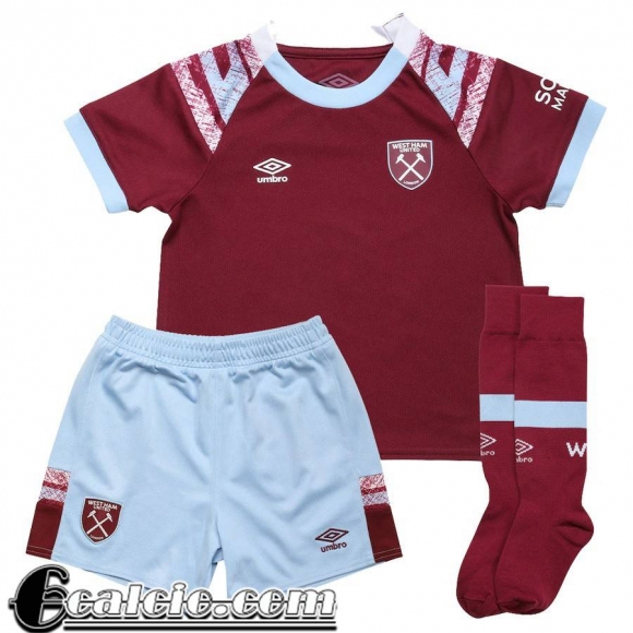 Maglie Calcio West Ham United Prima Bambini 2022 23