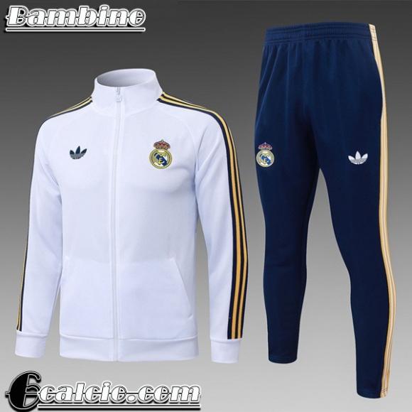 Real Madrid KIT: Full-Zip Giacca Bambini 26-27 C1081 Real Madrid KIT: Full-Zip Giacca Bambini 26-27 C1081