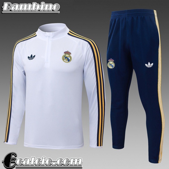Real Madrid KIT: Tute Calcio Bambini 26-27 C1090 Real Madrid KIT: Tute Calcio Bambini 26-27 C1090