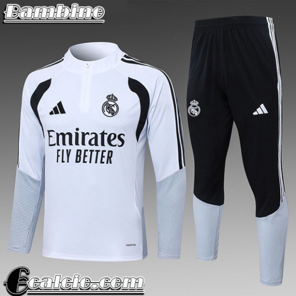 Real Madrid KIT: Tute Calcio Bambini 26-27 C1094 Real Madrid KIT: Tute Calcio Bambini 26-27 C1094