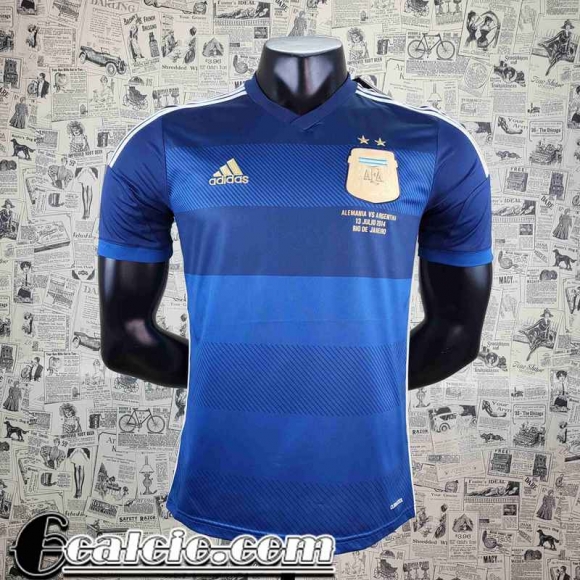 Retro Maglie Calcio Coppa del Mondo Argentina Seconda Uomo 2014 AG69