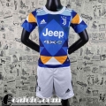 Maglie Calcio Juventus Blu Bambini 2022 23 AK27