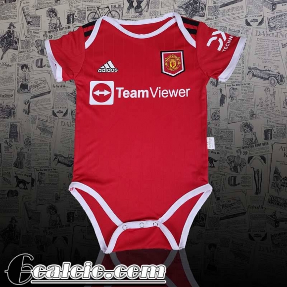 Maglie Calcio Manchester United Prima Baby 2022 23 AK40