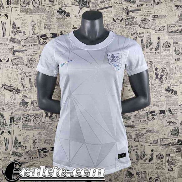 Maglie Calcio Coppa del Mondo Inghilterra Bianco Donna 2022 23 AW14