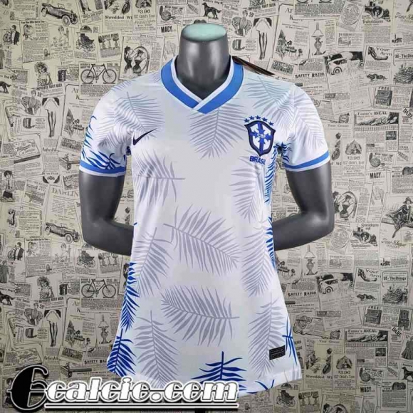 Maglie Calcio Brasile Bianco Donna 2022 23 AW31