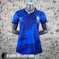 Maglie Calcio Brasile Blu Donna 2022 23 AW34