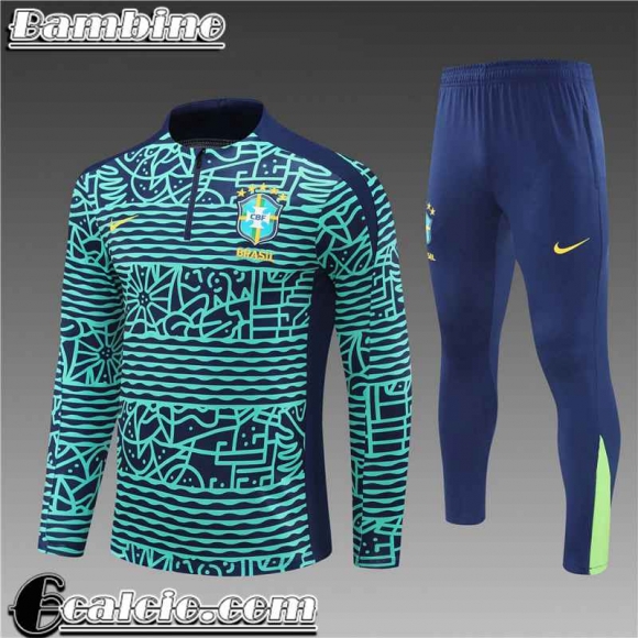 KIT: Tute Calcio Brasile Bambini 2024 2025 C298
