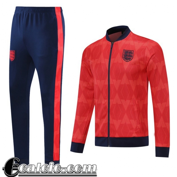 Full-Zip Giacca Inglaterra Uomo rosso 2021 2022 JK100