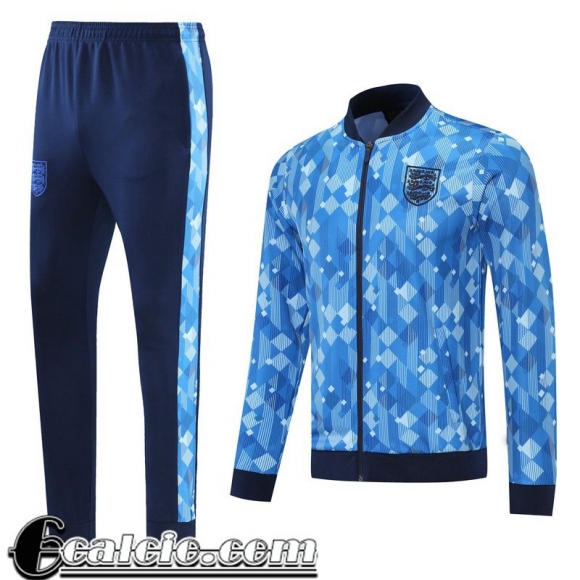 Full-Zip Giacca Inglaterra Uomo blu 2021 2022 JK101