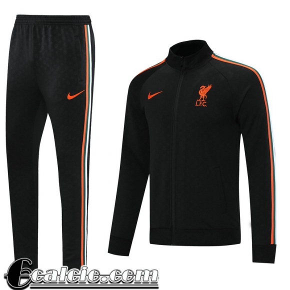 Full-Zip Giacca Liverpool Uomo Nero 2021 2022 JK107