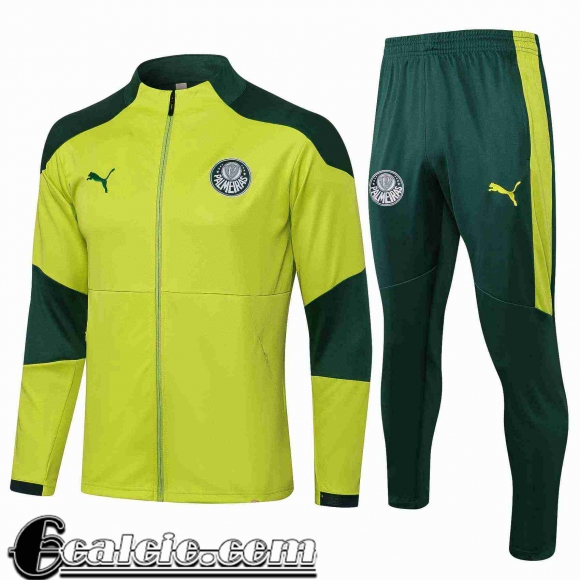 Full-Zip Giacca Palmeiras Uomo Verde fluorescente 2021 2022 JK88