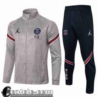 Full-Zip Giacca PSG Uomo Grigio chiaro 2021 2022 JK90