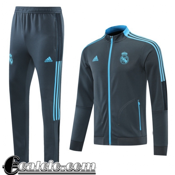 Full-Zip Giacca Real Madrid Uomo Grigio 2021 2022 JK99