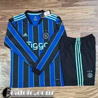 Maglia calcio Ajax Seconda Manga Larga Uomo 21 22