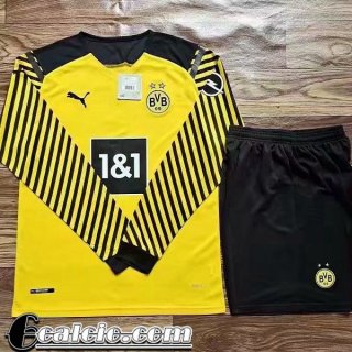 Maglia calcio Dortmund Prima Manga Larga Uomo 21 22