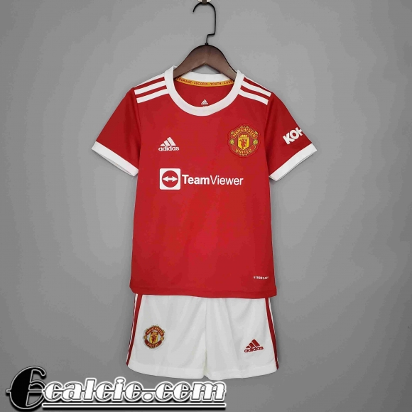 Maglia calcio Bambini Manchester United Prima Bambini 21 22