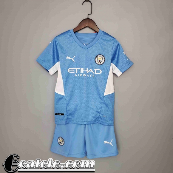 Maglia calcio Bambini Manchester City Prima Bambini 21 22