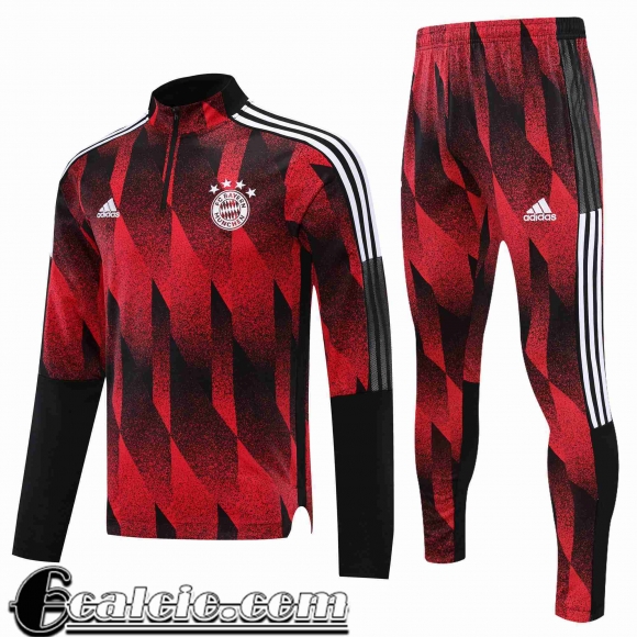 Tuta Calcio Bayern Monaco Uomo rosso nero 2021 2022 TG38